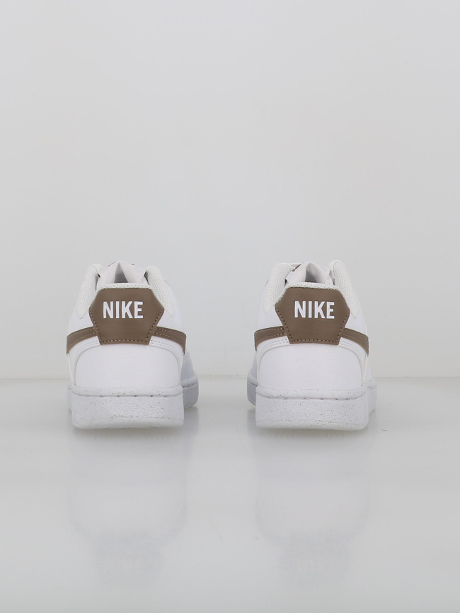 Baskets court vision blanc marron femme - Nike