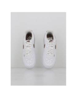 Baskets court vision blanc marron femme - Nike