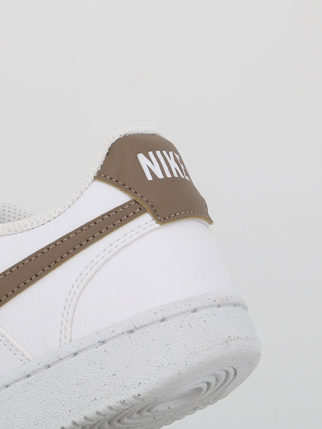 Baskets court vision blanc marron femme - Nike