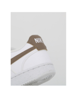 Baskets court vision blanc marron femme - Nike