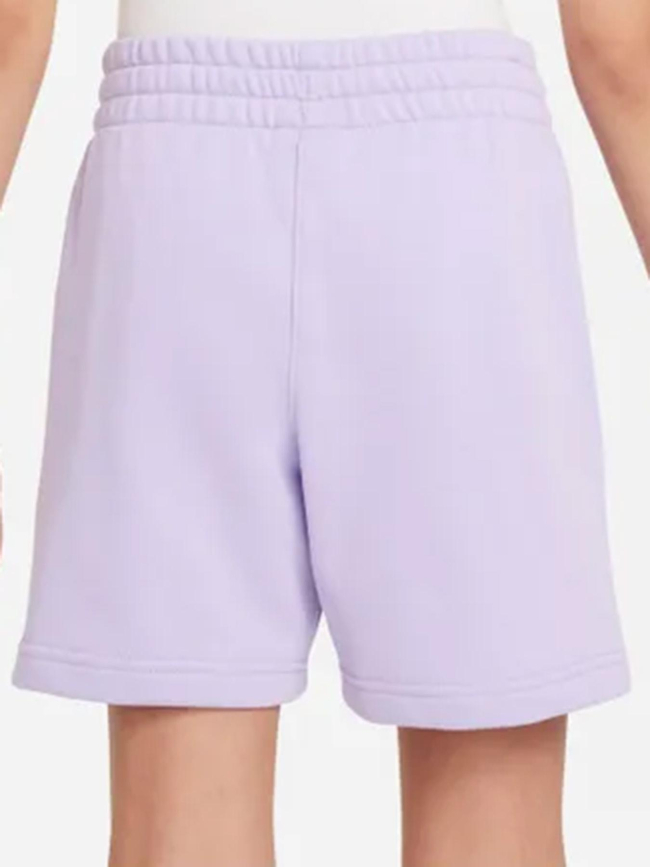 Short de sport molleton nsw club violet fille - Nike