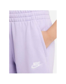 Short de sport molleton nsw club violet fille - Nike