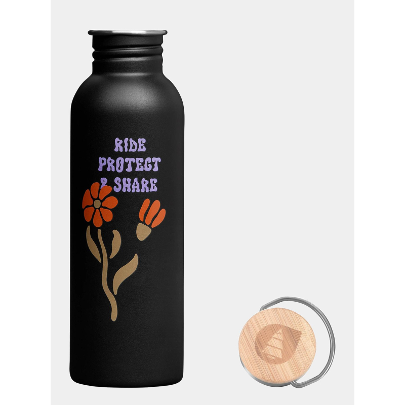 Bouteille légère et durable hampton 750 ml fleur noir - Picture