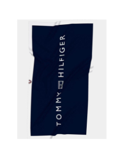 Serviette de plage à logo bleu marine - Tommy Hilfiger