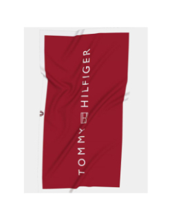 Serviette de plage à logo rouge - Tommy Hilfiger