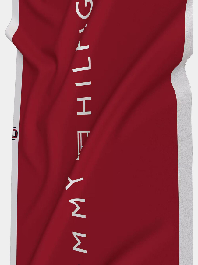 Serviette de plage à logo rouge - Tommy Hilfiger
