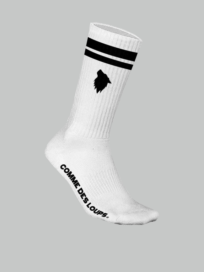Lot de 2 paires de chaussettes sport blanc homme - Comme Des Loups