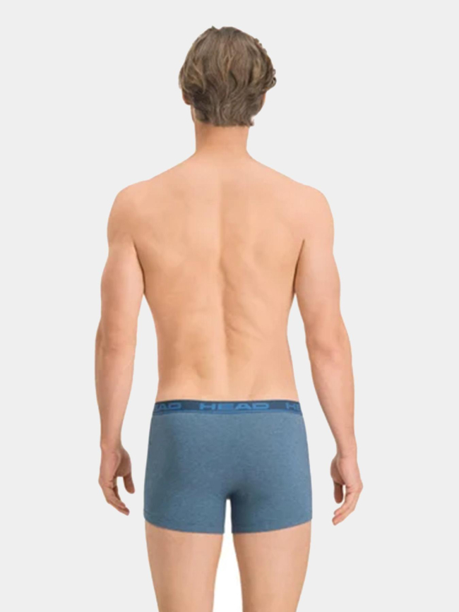 Pack de 2 boxers en coton basic bleu homme - Head