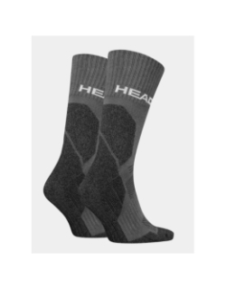 Pack de 2 paires de chaussettes hiking all climates gris adulte - Head
