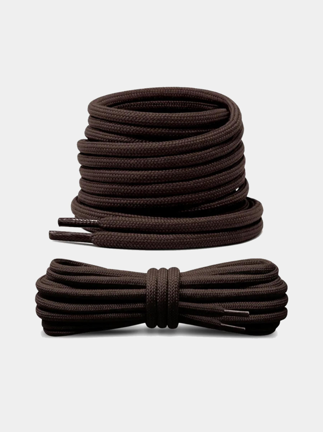 Paire de lacets de randonnée 180cm marron foncé - Famaco