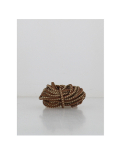 Paire de lacets de randonnée 180 cm marron beige - Famaco