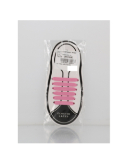 Lacets élastiques rose - Famaco