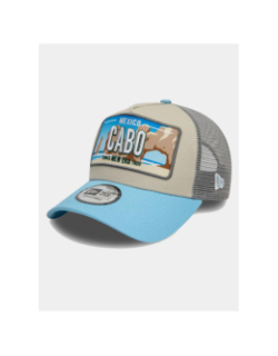 Casquette trucker cabo gris et bleu homme - New Era