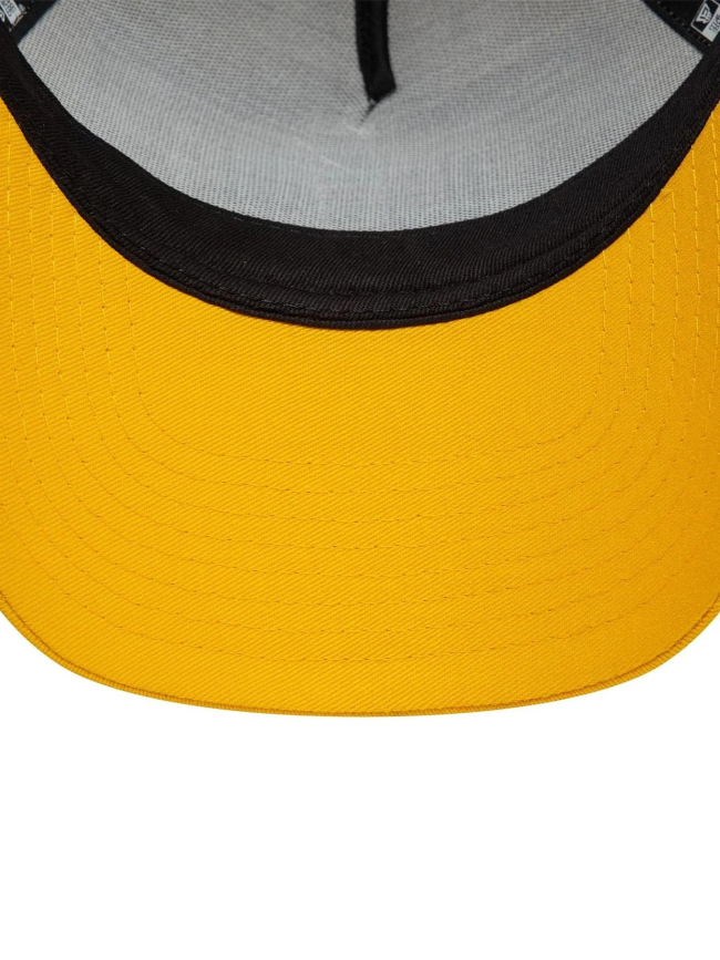 Casquette trucker dubai jaune et noir homme - New Era