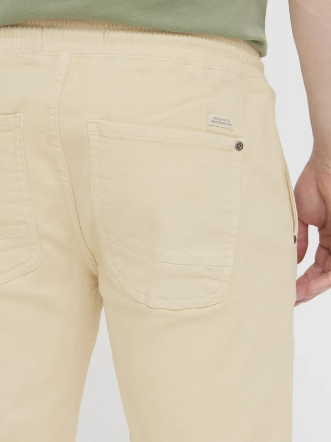 Short hybrid jogg denim beige homme - Blend