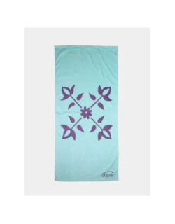 Serviette de plage imprimé logo topaze bleu - Oxbow