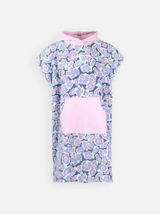 Poncho de plage imprimé rose bleu marine - Oxbow