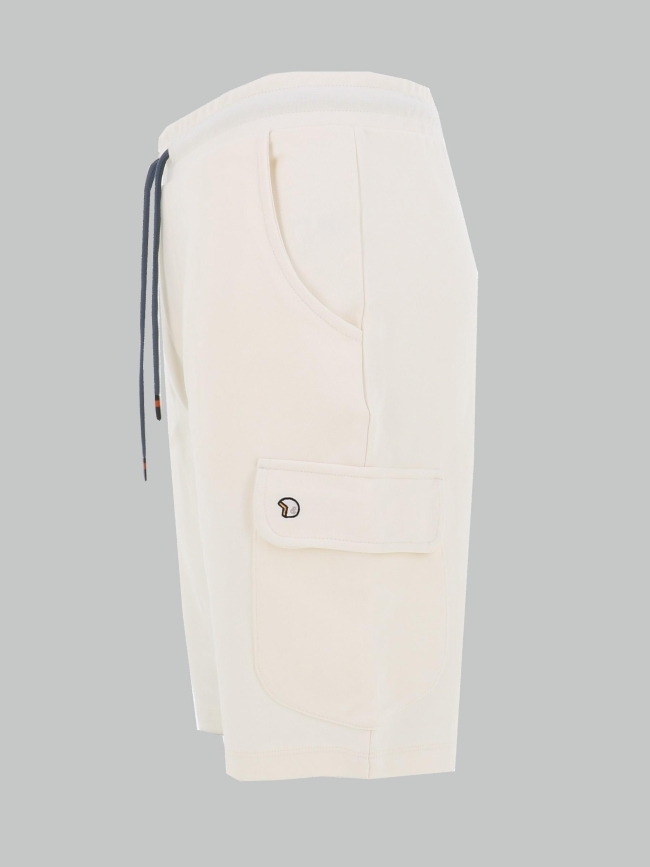 Short jogging cargo bankyo blanc écru homme - Benson & Cherry