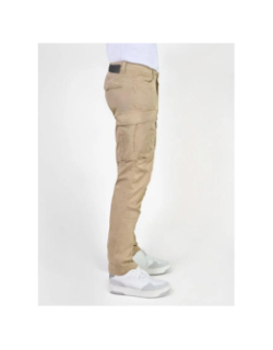 Pantalon cargo aaron beige homme - Le Temps Des Cerises