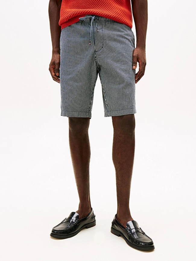 Short rayé harlem bleu marine homme - Tommy Hilfiger