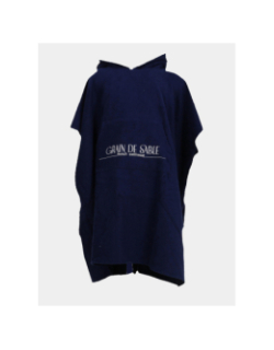 Poncho de plage keys bleu marine - Grain De Sable