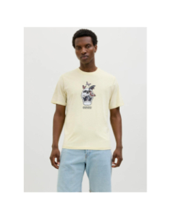 T-shirt jorskull coast jaune homme - Jack & Jones