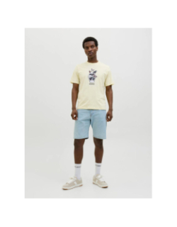 T-shirt jorskull coast jaune homme - Jack & Jones