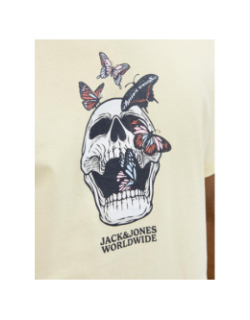 T-shirt jorskull coast jaune homme - Jack & Jones