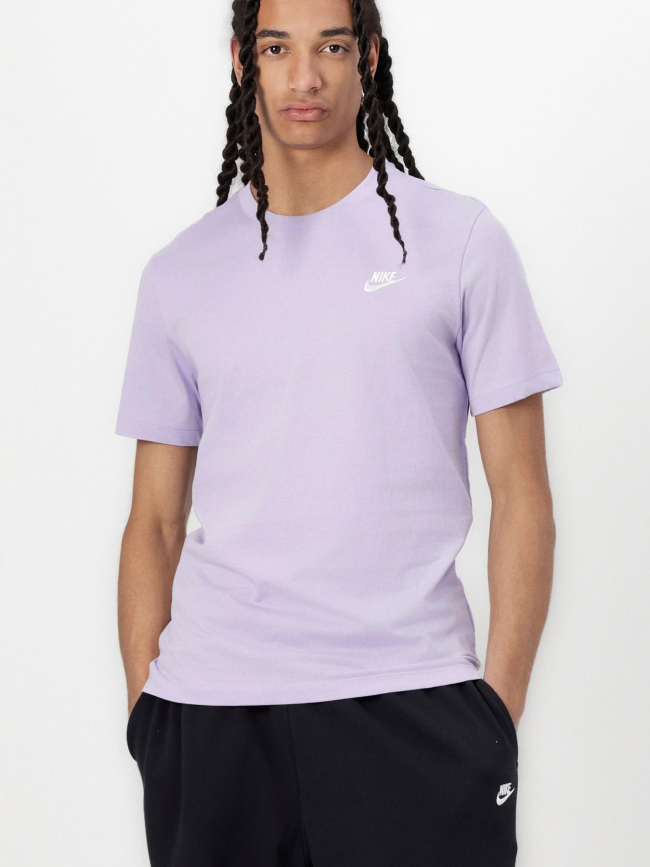 T-shirt à manches courtes nsw club violet homme - Nike
