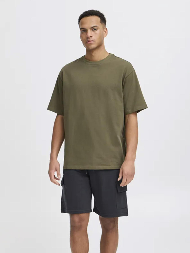 Short cargo molleton bhcarab noir homme - Blend