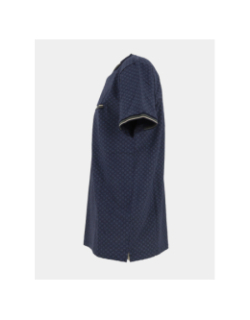 T-shirt en piqué de coton à motif bleu homme - Rms 26