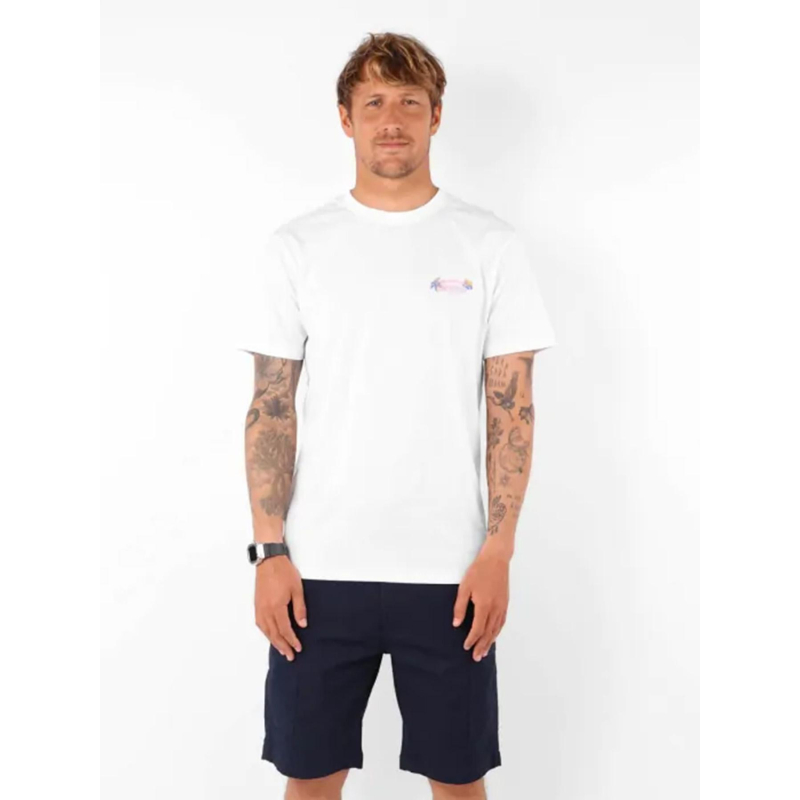 T-shirt à manches courtes tropics blanc homme - Oxbow