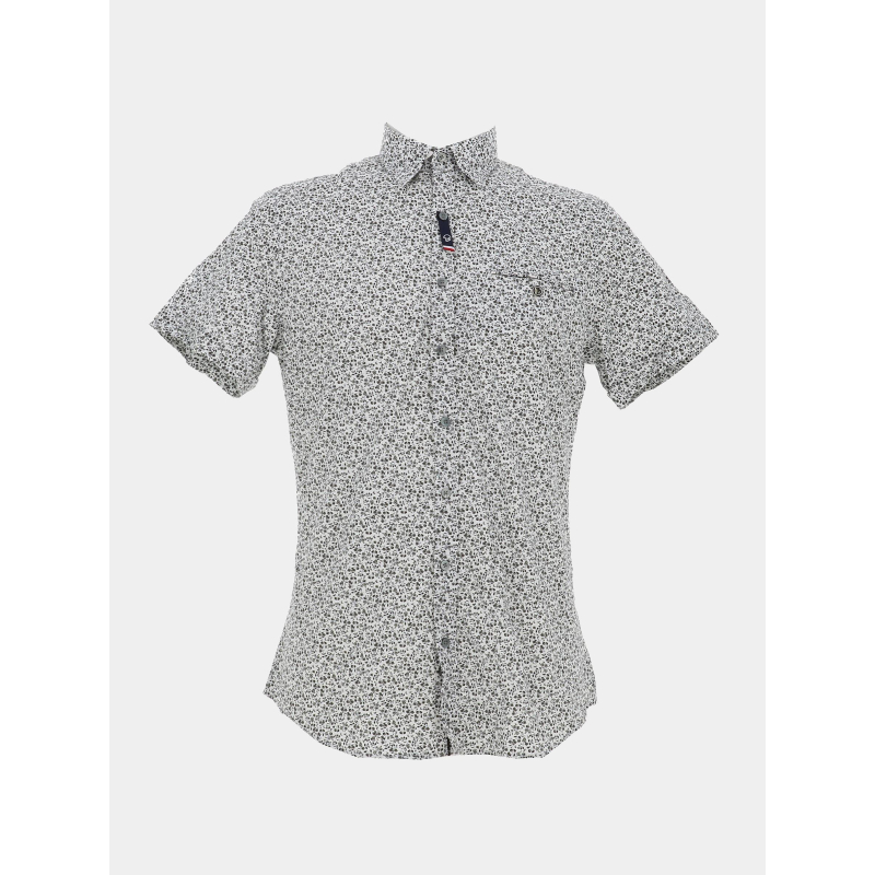 Chemise imprimée logiacourt blanc homme - Benson & Cherry