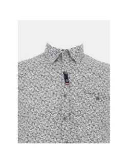 Chemise imprimée logiacourt blanc homme - Benson & Cherry