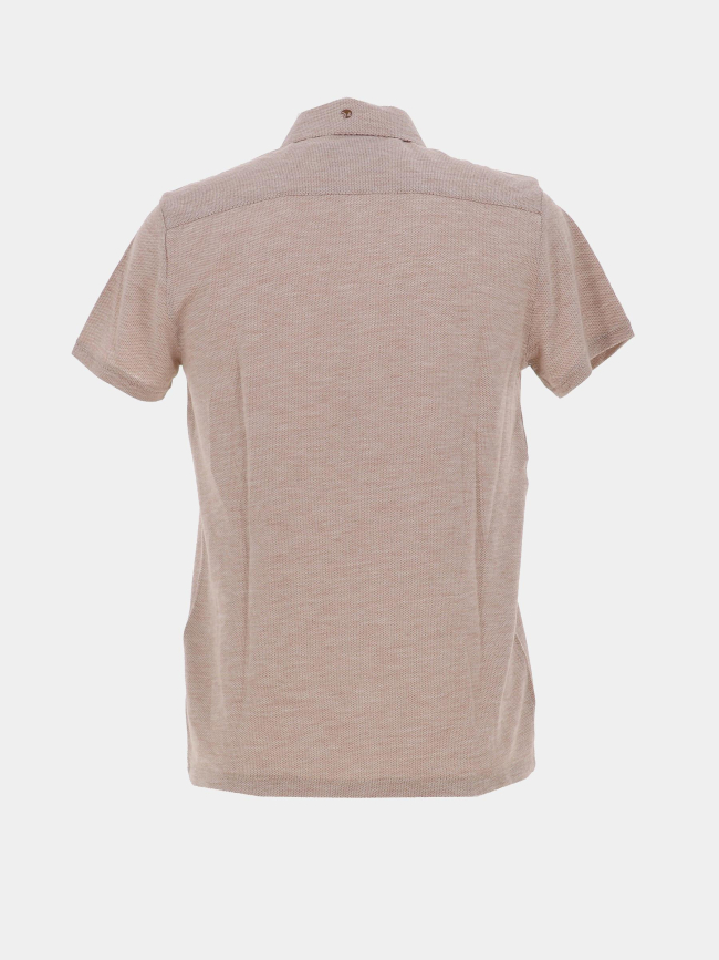 Chemise fluide lowdrag beige homme - Benson & Cherry