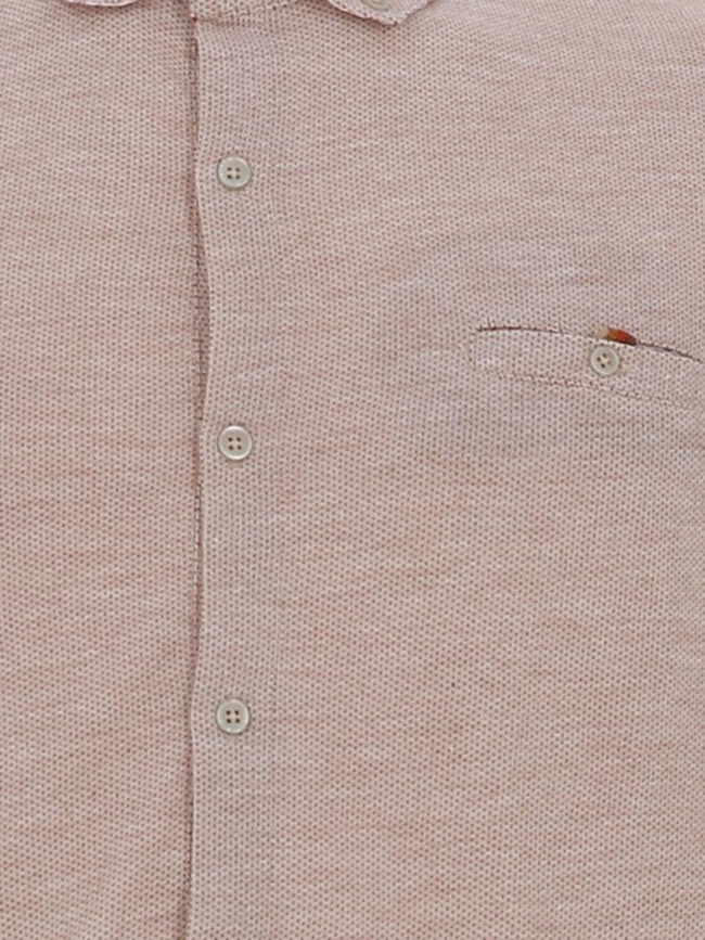 Chemise fluide lowdrag beige homme - Benson & Cherry