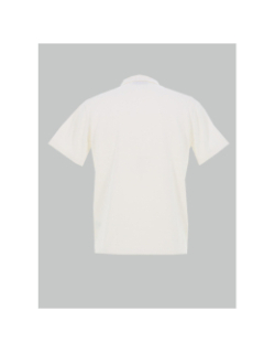 Polo en maille texturé blanc homme - Rms 26