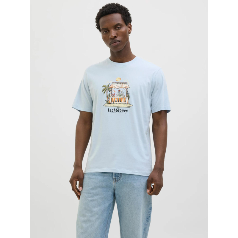T-shirt jorskull coast bleu homme - Jack & Jones