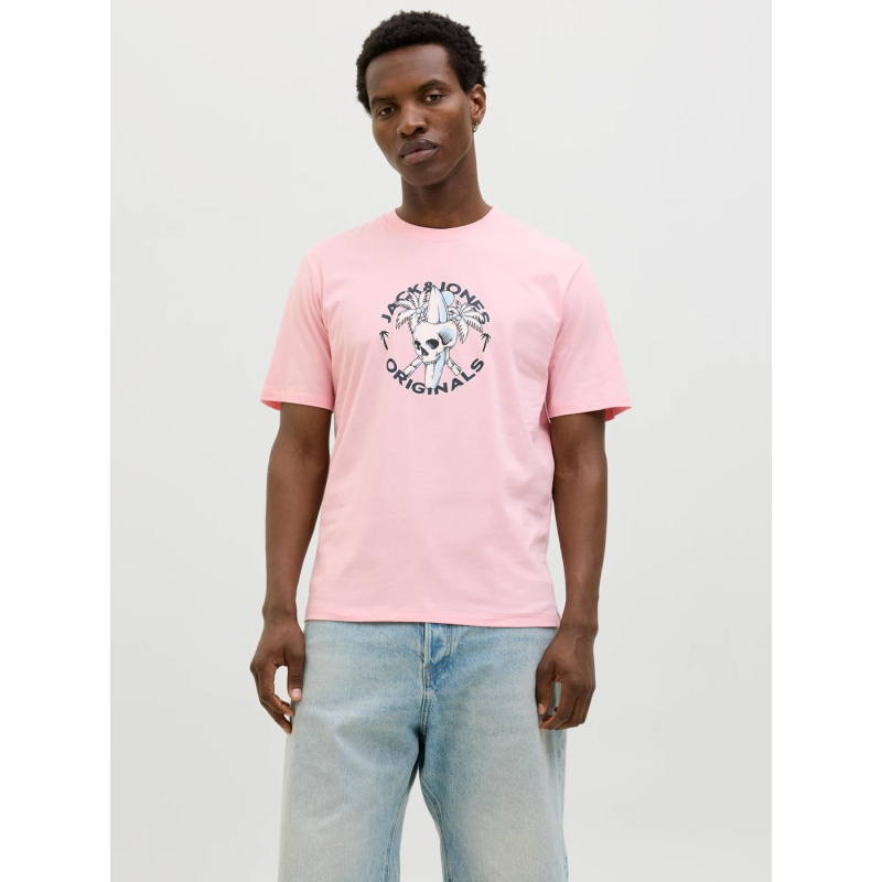 T-shirt jorskull coast rose homme - Jack & Jones