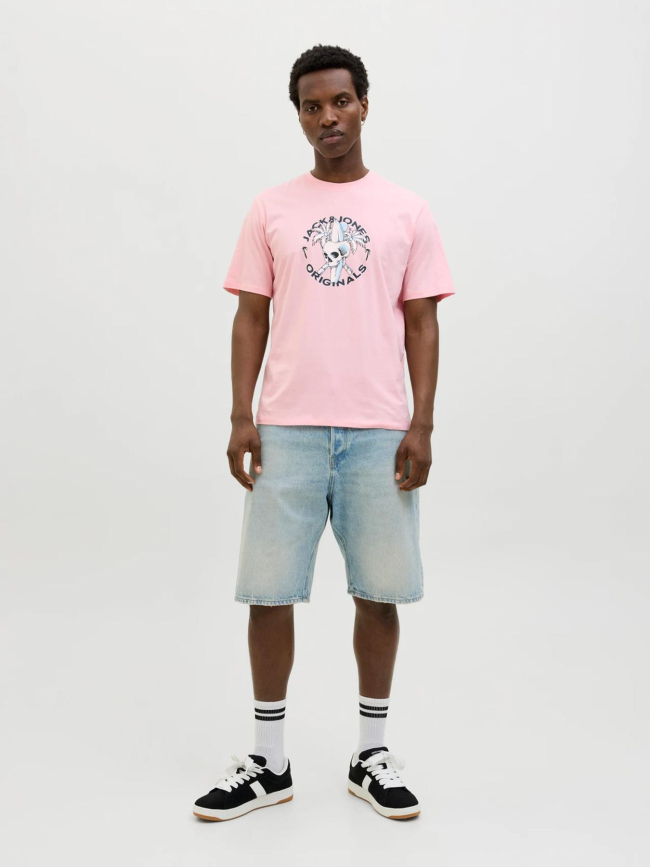 T-shirt jorskull coast rose homme - Jack & Jones
