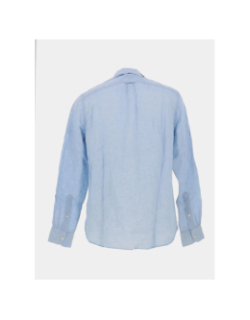 Chemise en lin pigment dyed bleu homme - Tommy Hilfiger
