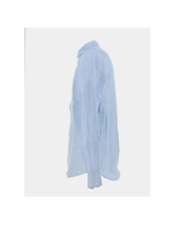 Chemise en lin pigment dyed bleu homme - Tommy Hilfiger