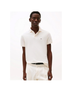 Polo regular fit core 1985 blanc écru homme - Tommy Hilfiger