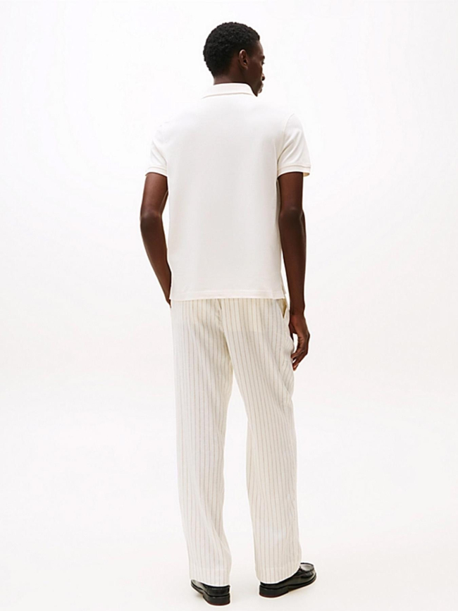 Polo regular fit core 1985 blanc écru homme - Tommy Hilfiger