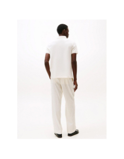 Polo regular fit core 1985 blanc écru homme - Tommy Hilfiger