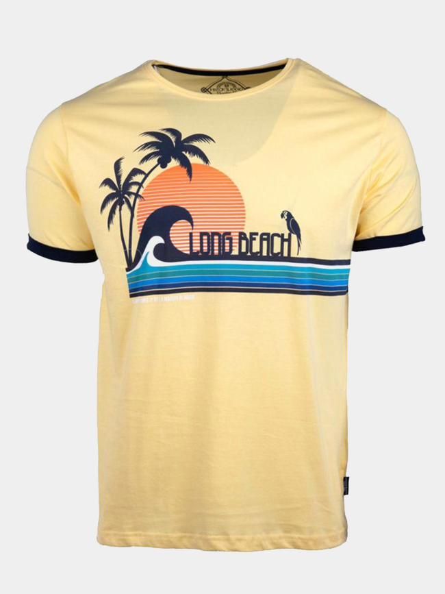 T-shirt mola jaune homme - La Maison Blaggio