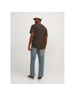 T-shirt uni basher marron homme - Jack & Jones