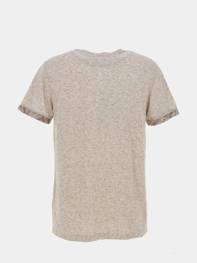 T-shirt à manches courtes tumin beige homme - Benson & Cherry