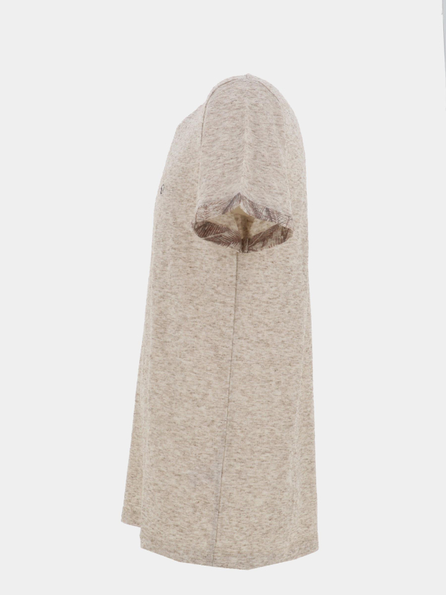 T-shirt à manches courtes tumin beige homme - Benson & Cherry