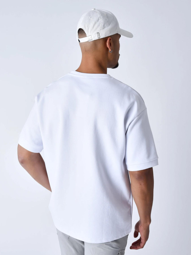 T-shirt cœur brisé brodé blanc homme - Project X Paris